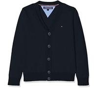 Tommy Hilfiger Jungen Boys Basic V-Neck Cardigan Pullover, per Pack Blau (Sky Captain 420), One Size (Herstellergröße: 74)