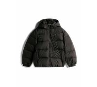 Steppjacke TOMMY HILFIGER "ESSENTIAL DOWN JACKET", Jungen, Gr. 10 (140), schwarz, Web, Obermaterial: 100% Nylon. Futter: 100% Polyester. Füllung: 100% Daunen, regular fit normal, Rundhals, eingesetzt