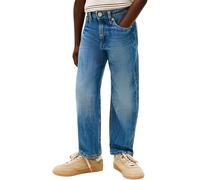 Tommy Hilfiger Jungen Jeans Hose Washed Medium Relaxed Fit, Blau (Denim Medium Soft), 8