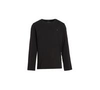Tommy Hilfiger Jungen Langarmshirt Basic, Schwarz (Meteorite), 10 Jahre
