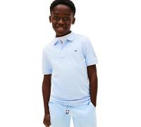Tommy Hilfiger Jungen Poloshirt Kurzarm Flag Regular Fit, Blau (Sweet Blue), 7 Jahre