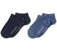 TOMMY HILFIGER Kinder Basic Sneaker Socken 2er Pack 31-34, Jeans (356)