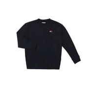 Sweatshirt TOMMY HILFIGER, Mädchen, Gr. 14 (164), blau (schwarz night navy), Sweatware, Obermaterial: 100% Baumwolle, unifarben, regular fit normal, Rundhals, Bündchen, Sweatshirts Sweatshirt, Rundhal