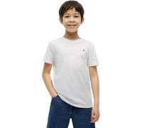 Tommy Hilfiger Boy's Team Tommy Graphic T-Shirt Ss KB0KB10591 S/S T-Shirt, Weiß (White), 16 Jahre