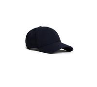Baseball Cap TOMMY HILFIGER "TH FLAG HERRINGBONE 6 PANEL CAP", Damen, space blau herringbone, Web, Wollmischung, Caps, mit Klemmschnalle, aus Wollmischung (71000801-0) space blau herringbone
