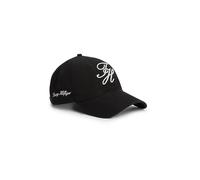 Baseball Cap TOMMY HILFIGER "TH SCRIPT SOFT 6 PANEL", Herren, schwarz, Web, Baumwolle, Caps, mit Logo-Stickerei, Umfang 58 cm (91964631-0) schwarz