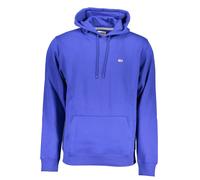Tommy Hilfiger Kapuzenpullover Blau Fleece Bio-Baumwolle - Größe: XL
