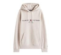 Tommy Hilfiger Kapuzenpullover Flex-Fleece Logo Hoodie (Baumwollmix) beige/pebble Herren, Größe XL