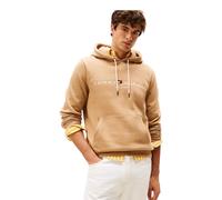 Tommy Hilfiger Kapuzenpullover Flex-Fleece Logo Hoodie (Baumwollmix) camelbraun Herren, Größe XL