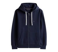 Kapuzensweatjacke TOMMY HILFIGER "ESSENTIAL FLEECE ZIP THROUGH", Herren, Gr. XXL, blau (desert sky), Sweatware, Obermaterial: 60% Baumwolle, 40% Polyester, Sweatjacken, kleine Logostickerei (43582538-