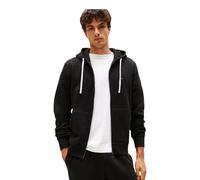 Tommy Hilfiger Kapuzenpullover Full Zip Fleece-Hoodie (Baumwollmix) schwarz Herren, Größe L