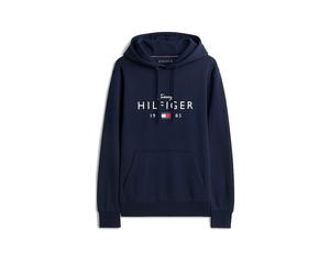 TOMMY HILFIGER Kapuzensweater - Hoodie blau | XXL