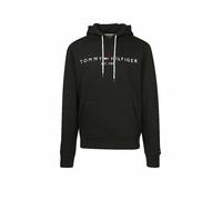 Tommy Hilfiger Herren Hoodie Core Tommy Logo mit Kapuze, Schwarz (Jet Black), S