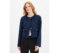 Tommy Hilfiger Kastenjacke mit Woll-Anteil Damen marine, 38