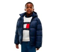 Tommy Hilfiger Kids Regular Fit Daunenjacke mit Steppnähten in Marine, Größe 116