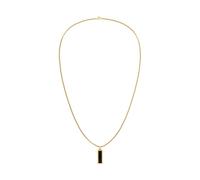 Kette mit Anhänger TOMMY HILFIGER "Schmuck Edelstahl Halsschmuck Venezianerkette" Halsketten Gr. Edelstahl, Länge: 61 cm, schwarz (gelbgoldfarben, schwarz, schwarz) Herren Ketten mit Anhänger zu Hoodie, Shirt, Jeans, Sneaker, Tommy Jeans (97726618-0)