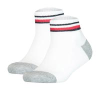 Tennissocken Tommy Hilfiger Kids Isonic Sport Quarter 2P - white 39-42