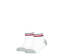 TOMMY HILFIGER Kinder Quarter-Socken im Pack - ICONIC SPORTS, Frottee-Sohle Weiß / 39-42 / 8er Pack (4x2P) 39-42 Weiß