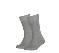 2er Pack TOMMY HILFIGER Basic Socken Kinder 758 - middle grey melange 31-34