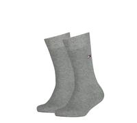 Tommy Hilfiger Kinder Socken Vorteilspack Basic – einfarbig Grau – 2er Pack Größe 35-38