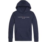 Tommy Hilfiger Kinder Unisex Hoodie Essential mit Kapuze, Blau (Twilight Navy), 16 Jahre