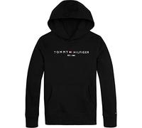Tommy Hilfiger Kinder Unisex Hoodie Essential Hoodie mit Kapuze, Schwarz (Black), 5 Jahre
