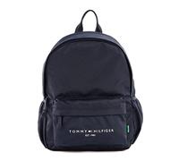 Tommy Hilfiger Kinder Unisex Rucksack TH Established Backpack mit Logo Schriftzug, Blau (Acc Desert Sky), Einheitsgröße