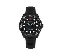 Tommy Hilfiger Kinderuhr 1720054 Edelstahl Silikon Kunststoff Schwarz