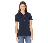Tommy Hilfiger Klassisches Damen-Poloshirt (Standard- und Übergröße), Marineblau, Groß