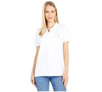 Tommy Hilfiger Klassisches Damen-Poloshirt (Standard- und Übergröße), Weiss/opulenter Garten, X-Klein