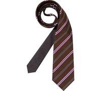 Tommy Hilfiger Krawatte Herren braun College-Streifen, One Size