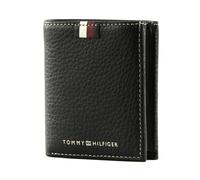 Tommy Hilfiger Geldbörse TH Premium Corporate Leder Trifold Schwarz Einheitsgröße Herren