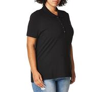 Tommy Hilfiger Kurzärmeliges Damen-Poloshirt, Schwarz, Größe S, Schwarz, Small