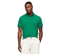 Tommy Hilfiger Kurzarm-Poloshirts für Herren in klassischer Passform mit Stretch und Bio-Piqué-Baumwolle, Nouveau Green, L