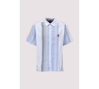 Tommy Hilfiger Kurzarmhemd aus Baumwolle S Blue