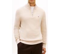 Tommy Hilfiger Lambswool Zip Mock Heathered Newsprint Größe: XL | Turtlenecks Outlet | Herren
