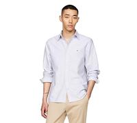 Tommy Hilfiger Langärmeliges Oxford-Hemd, Normale Passform, Herrenhemden, Button-Down-Shirts, auch erhältlich in Big und Tall, Königsblau/Weiß, XX-Large