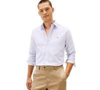 Tommy Hilfiger Langärmeliges Oxford-Hemd, Normale Passform, Herrenhemden, Button-Down-Shirts, auch erhältlich in Big und Tall, Königsblau/Weiß, XX-Large
