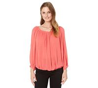 Tommy Hilfiger Langärmeliges, schulterfreies Oberteil, Geranium, Mittel