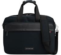 TOMMY HILFIGER Laptoptasche Herren Nylon mit Schultergurt, Schwarz (Black), One Size