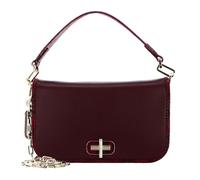 TOMMY HILFIGER Leather Statement Crossover Bag Burgundy