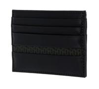 Tommy Hilfiger Leder Kartenhalter Tommy Inlay CC Holder Black schwarz grün