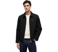 Tommy Hilfiger Leichte Herren-Shacket MW0MW43491 Twill-Shacket für andere Jacken, Schwarz (Schwarz), Größe L