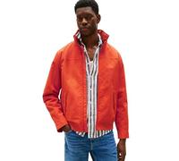 Tommy Hilfiger Leichte wasserdichte Regatta-Bomberjacke für Herren, Orange (Brilliant Orange), L