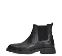 Tommy Hilfiger - Leichtgewichtiger Chelsea-Boot aus Leder schwarz - Gr. - 44