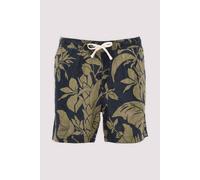 Dover Pure Linen Print 6" Inseam Chino Shorts Schwarz 33_i