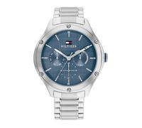 Tommy hilfiger lexi quarz silberfarbenem damen uhr mit silberfarbenem zifferblatt und edelstahl armband one_size Silber