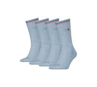 Tommy Hilfiger Unisex Crew Socken, Blau, 43/46 (2er Pack)