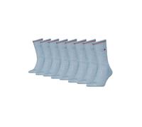 Tommy Hilfiger Lifestyle Crew Socken/lange Tennissocken für Damen & Herren 8-er Pack, Farbe:Light Blue Melange, Socken & Strümpfe:39-42