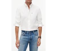 Tommy Hilfiger Herren Hemd Light Oxford Solid mit Stretch, Weiß (White), XXL